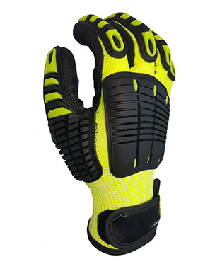 CUT 5 Impact resistant yellow Impact resistant glove
