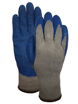 Polycotton with latex crinkled finish(Thumb dip) Glove