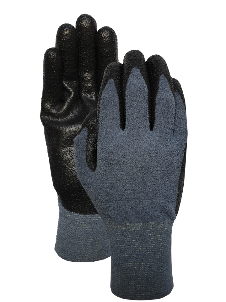 High elasticity feather liner with nitrile foam glove