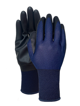 18G Nylon with Nitrile foam palm Glove
