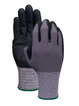 Nylon with Nitrile micro finish glove