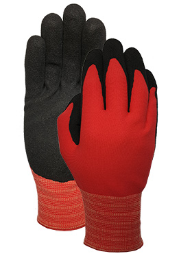 Nylon Latex Sandy finish glove