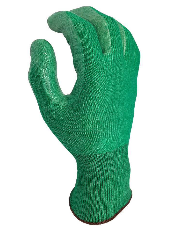 CUT 3 Green HPPE with nitrile foam glove