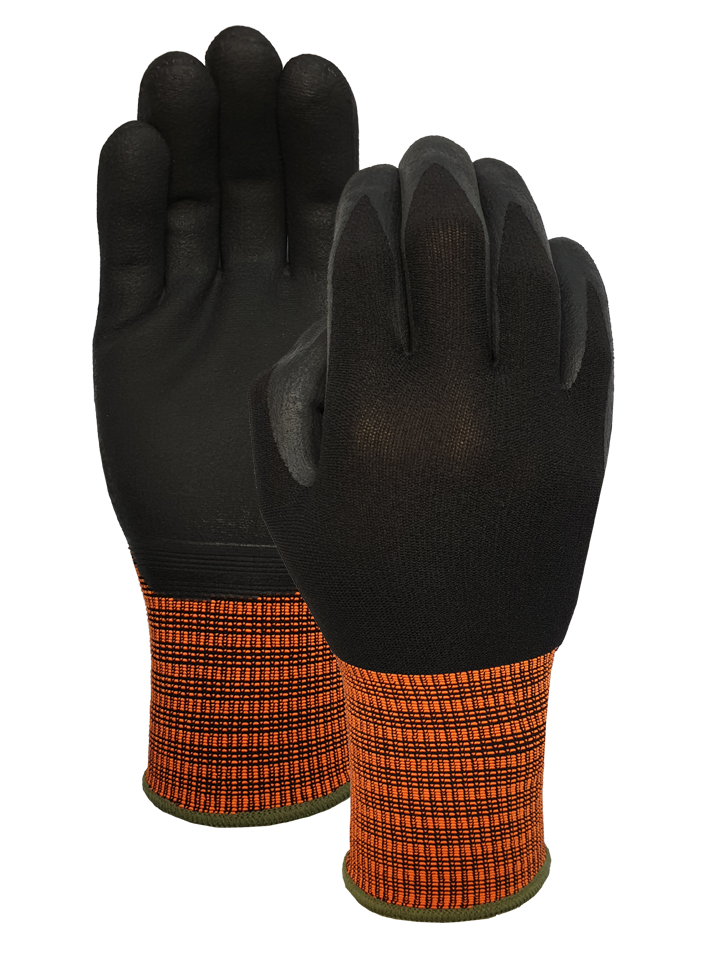 Nylon with Nitrile foam palm glove