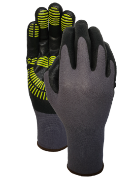 Nylon with Nitrile micro finish dot glove